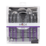 Moda Brush Pro Purple 13pc Makeup Brush Kit