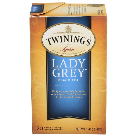 Twinings Lady Grey Tea, 20 Per Pack -- 6 Packs Per Case.