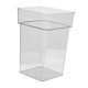 thumbnail image 5 of Jarrón de flores con forma de cubo para centros de mesa versátiles, transparente, para hoteles, tiendas y bodas. M, 5 of 8