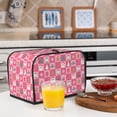 thumbnail image 6 of Fotbe Pink Christmas Cheer for Two Slice Toaster Cover, Fingerprint Protector, Super Soft Appliance Cover And Dust Cover,Bread Dust Cover & Fingerprint Protection, 6 of 7