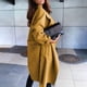thumbnail image 4 of Abrigo de tela de lana con solapa de otoño e invierno para mujer, gabardina, abrigo largo, prendas de vestir Fridja  nalpqowj5092, 4 of 6