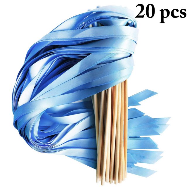 Bangcool Wedding Wand Creative Party Decoration Ribbon Stick Streamer Stick