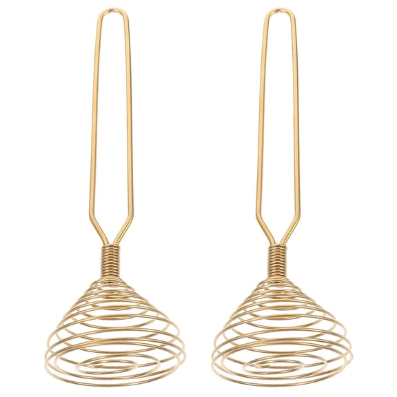 ELAYARD Easy-to-Use Golden Egg Whisk for Fast Mixing in Kitchens 2Pcs