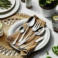 thumbnail image 6 of J.A. Henckels International Alcea 65-pc 18/10 Stainless Steel Flatware Set, 6 of 8