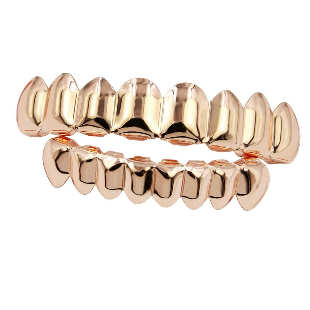Mouth Grills Set 8 Caps Grill Gold