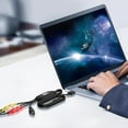 thumbnail image 4 of VHS to Digital Converter,Video Capture Card USB 2.0 Audio Video Capture Card Device Old VHS Mini DV Hi8 DVD VCR to Digital Converter for Mac, PC Support Windows 2000/10/8/7/Vista/XP/Android (Female)), 4 of 8
