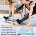 thumbnail image 3 of 2 Pairs Ankle Brace Compression Sleeves - 8-15 mmhg Open Toe Compression Socks with Arch Support for Women & Men , Relief for Swelling, Plantar Fasciitis, and Sprains – Step into Comfort and Stability, 3 of 7