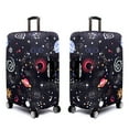 thumbnail image 3 of HEVIRGO Flower Print Elastic Dust Proof Travel Suitcase Luggage Protective Cover Case, 3 of 10