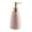 Pink, variant on DQQ153 Ceramic Soap Dispenser Refillable Pump Bottles For Liquid Soap, Dish Soap, Lotion