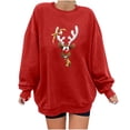 thumbnail image 2 of Mode de Noël Sweat-Shirt Décontracté à Manches Longues Imprimé pour Femmes, 2 of 9