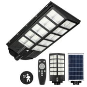 BLITZWILL 4000W Solar Street Lights Outdoor, 90000LM 800 LED Security Flood Lights Motion Sensor Waterproof, Dusk to Dawn Solar Lamp with Remote Control, for Garden Yard Path Parking