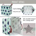 thumbnail image 3 of Square Storage Box Basket Canvas Fabric Toy Collapsible Storage Organizer Bin PE Waterproof Storage Box Laundry Basket for Kid Roo, 3 of 6