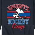 thumbnail image 3 of Peanuts - Snoopy's Hockey Camp - Men's Crew Fleece Sweatshirt, 3 of 6