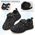 thumbnail image 6 of Pointodoor Math Shoes for Kids Boys Fashion Everyday Sneakers Lightweight Trail Running Shoes for Girls Student School Sport Athletic Casual Shoes with Single Buckle, 6 of 7
