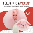 thumbnail image 4 of Mochi Bunny Adult Snugible 2-in-1 Blanket Hoodie  Pillow, 4 of 7