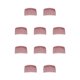 thumbnail image 1 of Minnieouse 10 peines torcidos para el cabello, decoración nupcial, tenedor de plástico, peine, joyería hecha a mano, estilo, tocados para mujer Cuidado del cabello Marrón camafeo, 1 of 6