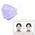 thumbnail image 2 of 100 piezas de máscaras desechables para adultos, máscaras reales de 4 capas, correas nasales ajustables, transpirables Afortunado Sencillez, 2 of 5