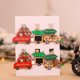 thumbnail image 2 of Cateissary 6 piezas Clip de de Navidad Papá Noel árbol de Navidad Elk Clips de fotos Pinzas para la ropa DIY Mensaje Nota Clavijas Kits de decoración para fiestas Tipo 2, 2 of 6