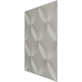 thumbnail image 4 of Ekena Millwork 19 5/8"W x 19 5/8"H Wallflower EnduraWall Decorative 3D Wall Panel, UltraCover Satin Hunt Club Green (Covers 2.67 Sq. Ft.), 4 of 6