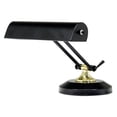 thumbnail image 2 of House of Troy P10-150-617 Upright - 1 Light Piano/Desk Lamp-8 Inches Tall and 10 Inches Wide Black/Brass  Black/Brass Finish with Metal Shade, 2 of 2