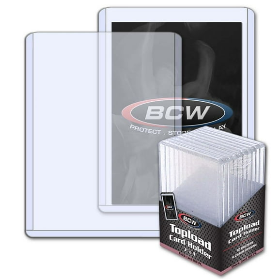BCW Toploaders 3x4 168py