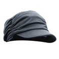 thumbnail image 1 of Guardurnaity 2020 Gorras con visera con estilo arrugado Sombreros de decoración de hierro pequeños negros para mujeres Sombreros gris oscuro Guardurnaity PS3448-03, 1 of 1