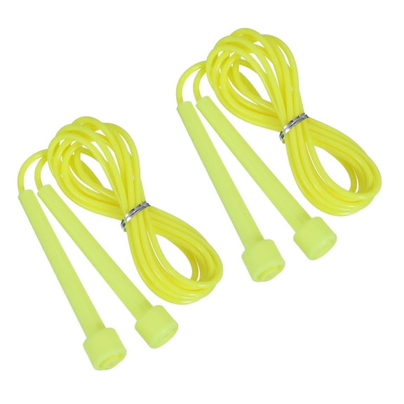 Uxcell Jump Rope Adjustable Speed Skipping Rope for Workout and Fitness Training Yellow