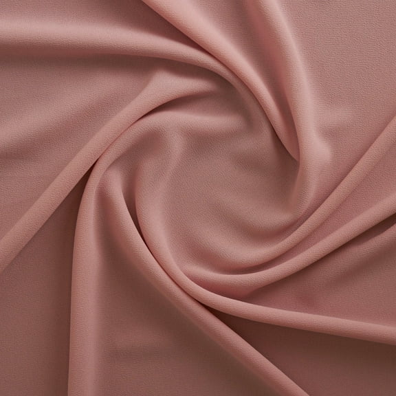 Zelouf Pebble Crepe Georgette , Sewing, DIY, Crafts Fabric by the Yard, Lt Mauve, 3 Yard