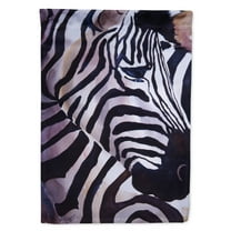 Carolines Treasures JMK1198GF Zebra Head Flag Garden Size  Small multicolor