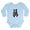 Sky Blue, variant on CafePress - Pocket Black Bear Long Sleeve Infant Bodysuit - Long Sleeve Cotton Baby Bodysuit