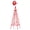 Red, variant on Costway 8 ft Ornamental Windmill w/ 4 Support Legs Decorative Weathervane for Backyard Green