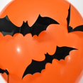 thumbnail image 3 of 12pcs Halloween 3d Bats Decoration, 4 Different Sizes Realistic Pvc Scary Black Bat Sticker For Home Decor, 3 of 5