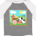 thumbnail image 4 of Inktastic Farm Animals with Cow, Chick and Pig Boys or Girls Long Sleeve Baby Bodysuit, 4 of 5