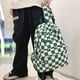 thumbnail image 2 of Mochila japonesa a cuadros para estudiantes, bolso escolar de gran capacidad, estilo a rayas, a la moda, impermeable Fivean unisex, 2 of 2