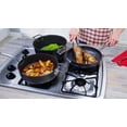 thumbnail image 5 of Granitestone Diamond Pro Steel Stackable Pots and Pans Set Stackmaster Complete 10 Piece Ultra Nonstick Space Saving Cookware, Dishwasher Safe, 5 of 5