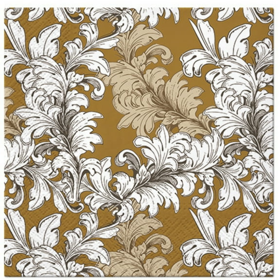 Keep Unique Fall Paper Napkins, Printed Decoupage Napkins, Brown Napkins, 20/Pack