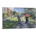 thumbnail image 1 of ARTCANVAS The Path Uphill Canvas Art Print by Gustave Caillebotte - Size: 18" x 12" (0.75" Deep), 1 of 9