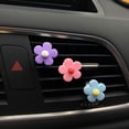 thumbnail image 3 of Clip de salida de aire de coche con forma de flor de cinco pétalos, perfume para aire acondicionado de coche, aromaterapia, clip decorativo para perfume con forma de flor pequeña, 3 of 3