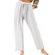 thumbnail image 3 of WILLBEST Pantalones Casuales Holgados para Mujer, Ropa de Trabajo Cómoda con Bolsillos, Cintura Alta Elástica, Bolsa de Papel con Cordón para Un Estilo Diario. Chica, 3 of 8