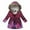 Purple, variant on Oalirro Little Kid Girl Winter Coat Casual Floral Long Sleeve Outwear, 5-6 Years