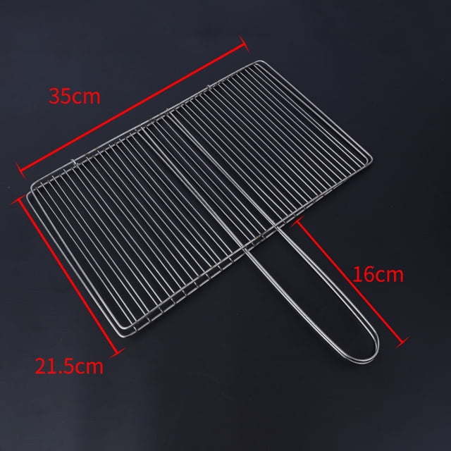 Clip de red para pescado a la parrilla galvanizado, clip de acero inoxidable para pescado a la parrilla, clip para verduras, clip de hierro, clip de red plegable, clip de red para barbacoa
