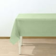 thumbnail image 6 of BalsaCircle 5 pcs 54" x 108" Sage Green Rectangular Disposable Plastic Tablecloths Table Picnic Tables, 6 of 7