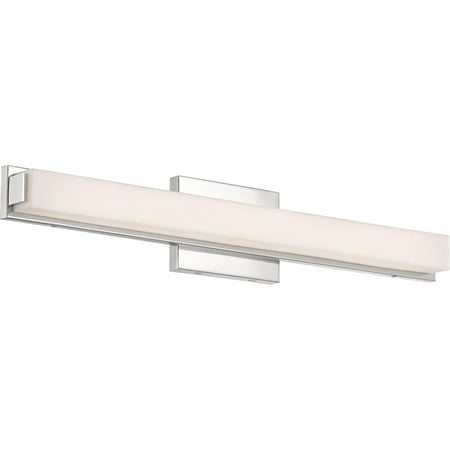 

Bathroom Vanity 1 Light With Polished Nickel Finish Acrylic/Steel Connector LED Module 25 inch 26 Watts