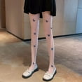 thumbnail image 5 of Harpily Clearance Women's Sheer Tights 2PC Women Ultra-Thin Blue-Butterfly Print Bottoming Stockings Pantyhose Hollow Socks Stocking, 5 of 6