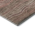 thumbnail image 3 of Addison Rugs Mayfield Premium Machine Washable Transitional Stripes Mocha Rectangle Rug, 5' X 7'6" Machine Washable Transitional Stripes Mocha Oversized Sherpa Throw Blanket, 3 of 7