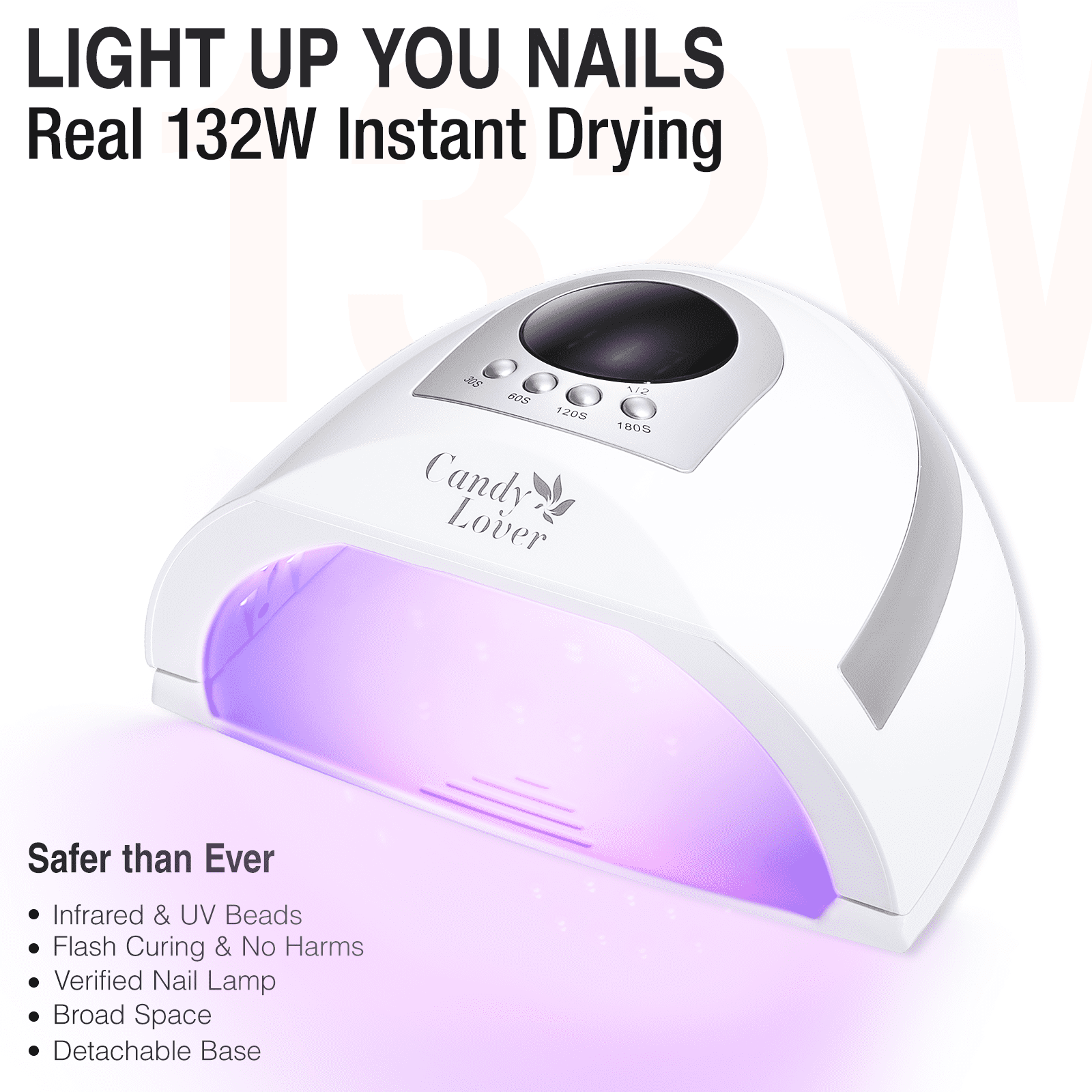 Candy Lover Gel Nail Kit with UV Lamp, 16 Colors Soft Nudes Gel Nail Polish Set, 132W UV Nail Light & Nail Art Accessories, Valentine's Gift for Girls Women