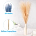 thumbnail image 4 of 4 Pcs 17 Inch Faux Pampas Grass Artificial Boho Decor Home Peacock Blue, 4 of 6