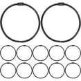 thumbnail image 1 of MasteelfCA 24pcs Shower Curtain Hooks Rings Circular Curtain Rings Metal Shower Curtain Hooks, 1 of 8