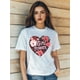 thumbnail image 1 of Camiseta De Verano Para Mujer, Moda Informal, Ropa Cómoda, Camisetas De Manga Corta MWomen's Summer Casual T-Shirt Fashion Gril Power Love Cool Cartoon Fashion Flowers Print Short SleevCamisetas de, 1 of 6
