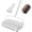 White, variant on Carpet Floor Sweeper Manual with Horsehair, Non Electric Quite Rug Roller Brush Push for Cleaning Pet Hair, Loose Debris, Lint (Black)